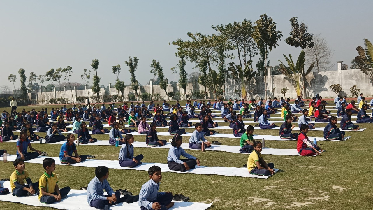 International Yoga Day at The Chandrasheel School